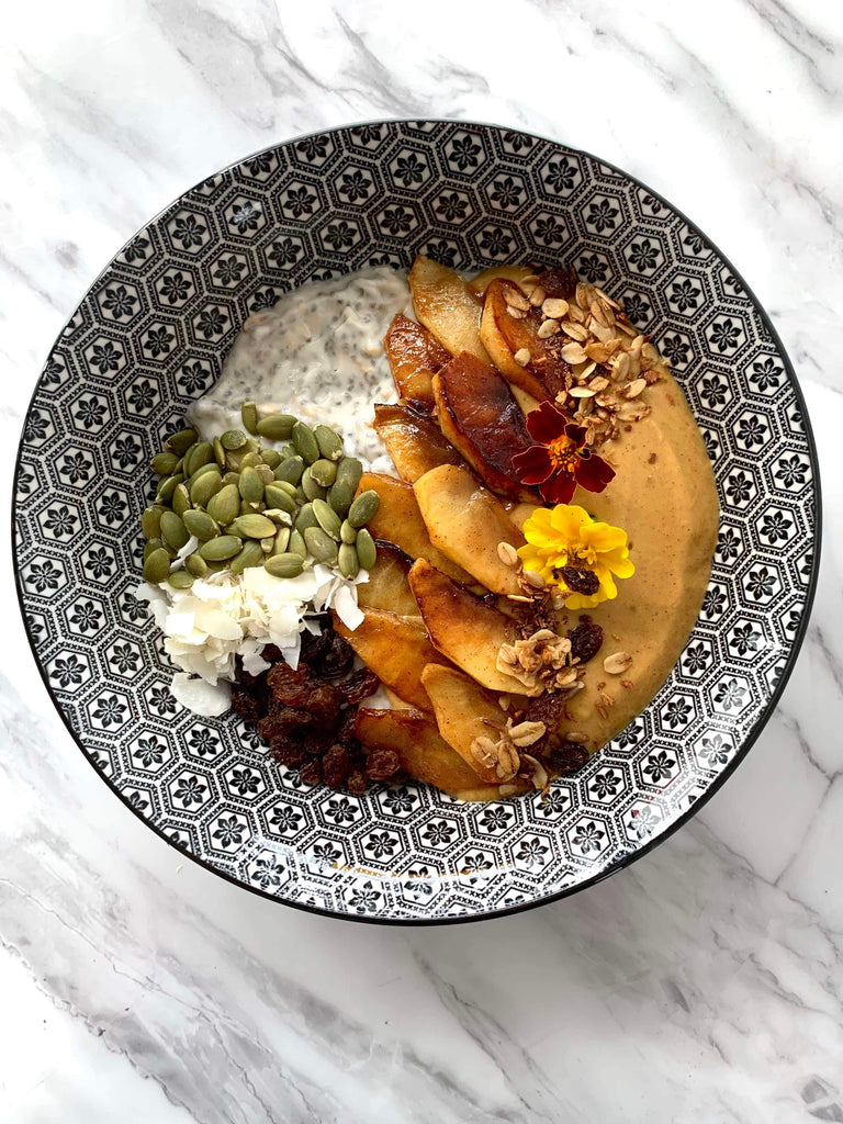 Caramelized Apple Breakfast Bowl🐮