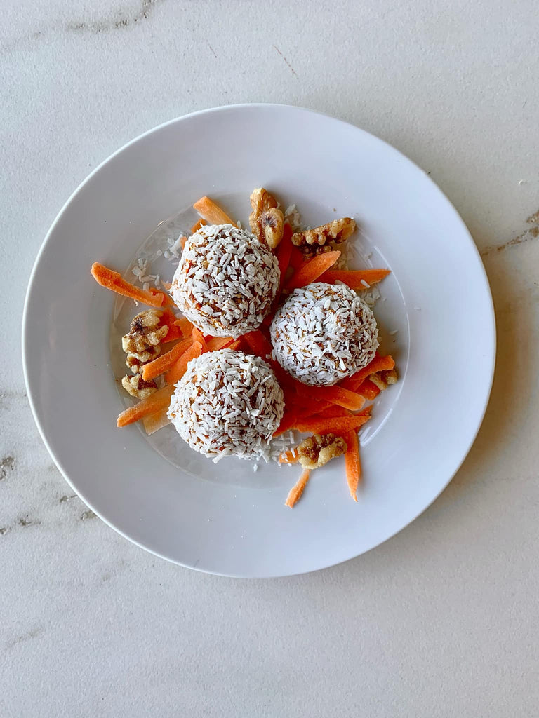 Energy balls with vegan carrots🍃