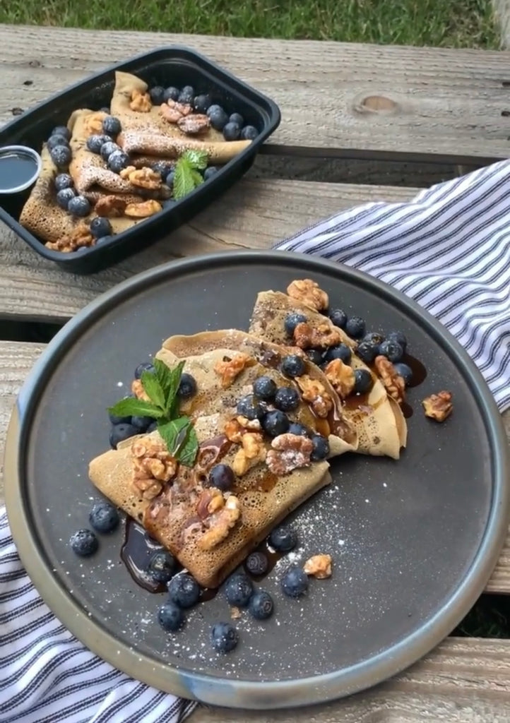 Crêpes déjeuner cappuccino  VÉGÉTALIEN🍃