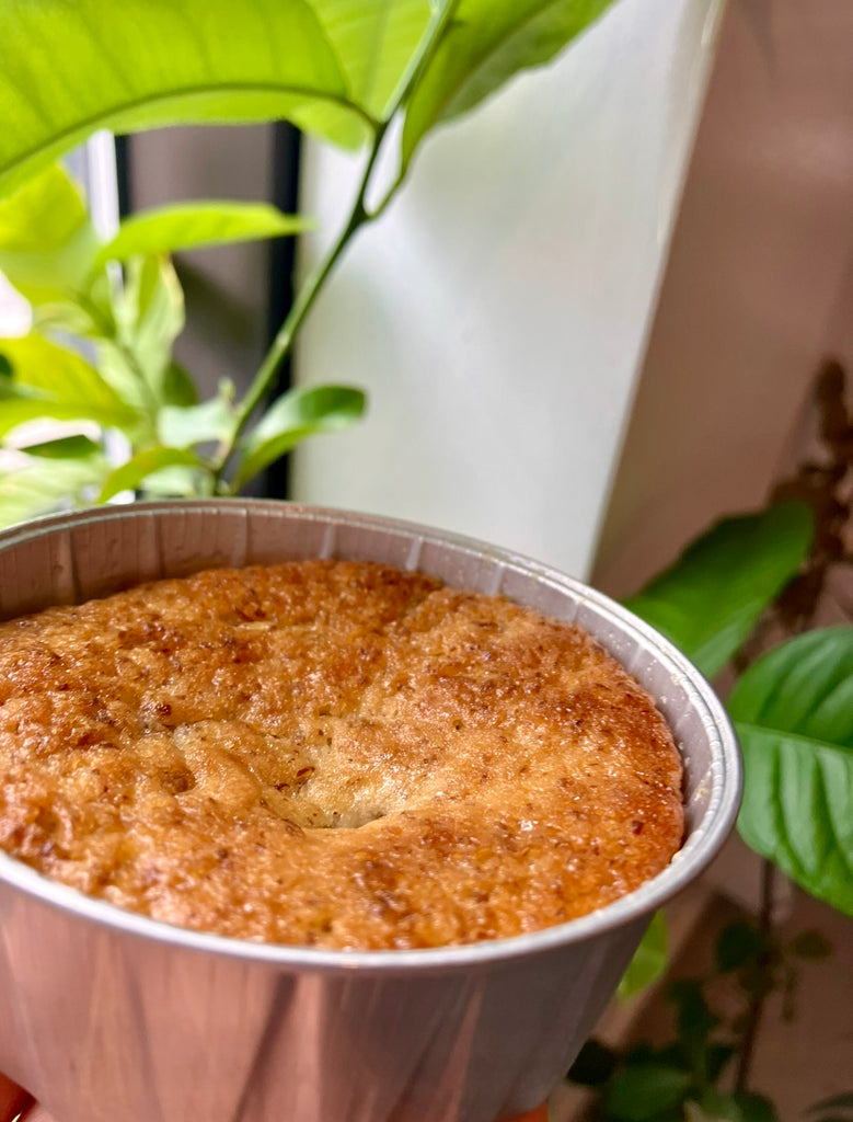 Chômeur pudding (with wheat flour)