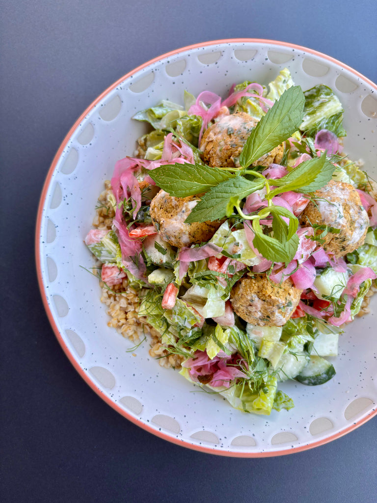 Salade falafel VÉGÉTALIEN🍃